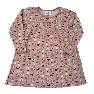 Hanna Andersson Mushroom Snail Nature Floral Printed Dress Whimsical size 5
